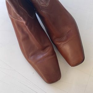 Cole Haan brown leather half boot size 9